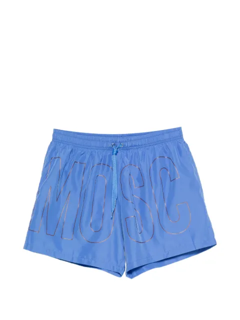 Moschino logo-print swim shorts Blue A42039301