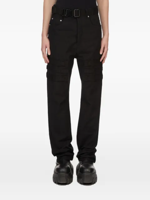 Rick Owens Geth belted cargo trousers Black RL01F2302CSL