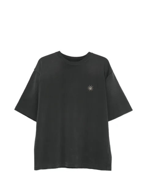Htc Los Angeles stud-embellished logo-print T-shirt Black 26SNCTS001