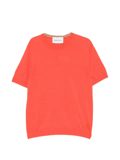 AMARANTO short-sleeves T-shirt Red B9AB0030
