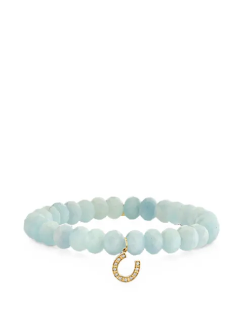 Sydney Evan aquamarine and diamond horseshoe bracelet Gold CKE1397Y1298