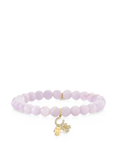 Sydney Evan amethyst and diamond charm bracelet Gold CKE1184Y526