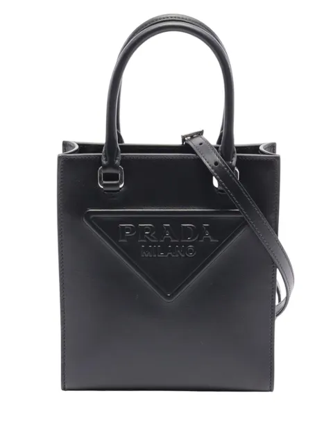 Prada Pre-Owned 2010-2026 Soft Calf satchel Black D6KQW6DJATQ360GO