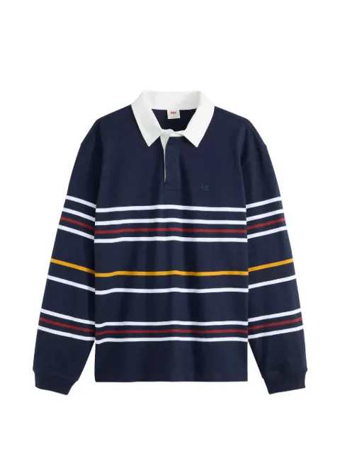 Levi's striped v-neck knitwear Blue A4845