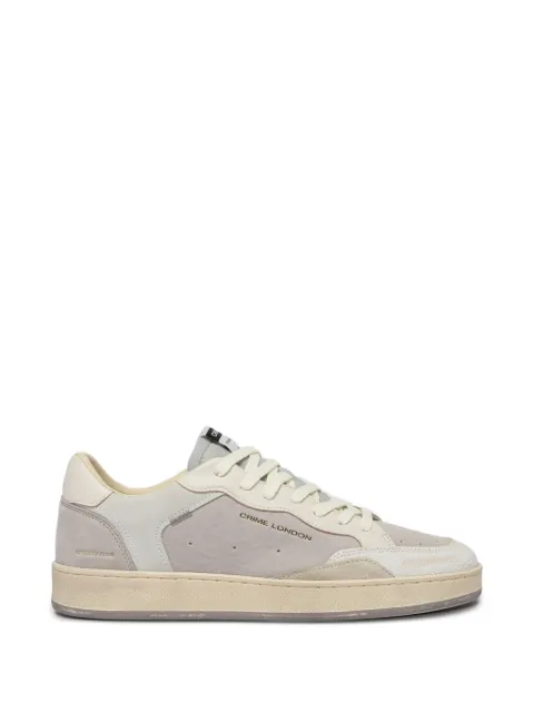 Crime London Chelsea panelled perforated sneakers Grey 19203PP8