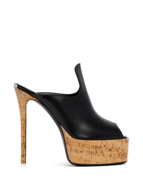 The Attico Irmelin platform sandals Black 260WSH00912LBT019AA