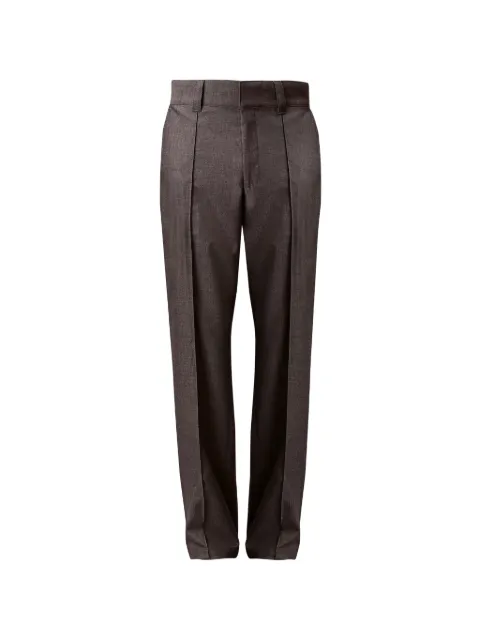 Calvin Klein pressed-crease trousers Brown LV04LE601GQQE