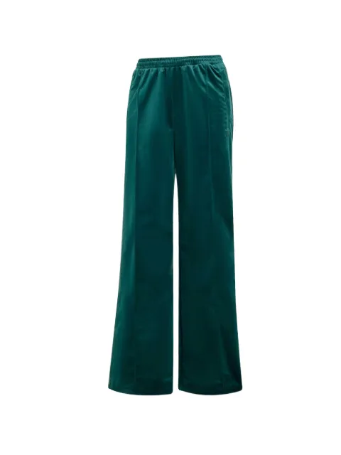 adidas Originals velour track pants Green JV7509