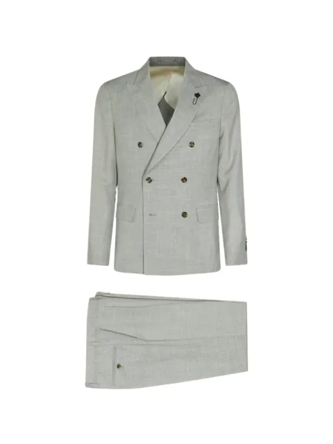 Lardini double-breasted blazer Grey CN467AECN64522900