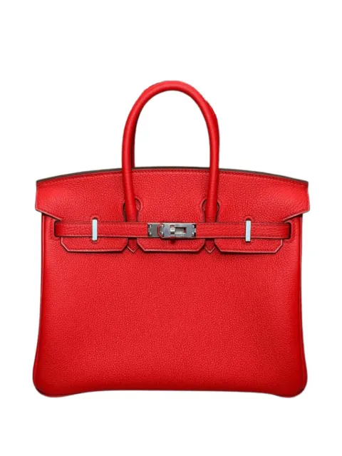 Hermès Pre-Owned 2026 Birkin 25 Togo handbag Red BIRKIN25