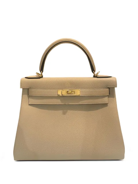 Hermès Pre-Owned 2025 Kelly Retourne 28 handbag Neutrals KELLYRETOURNE28