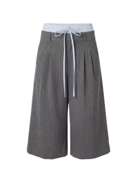Monse double-waistband trousers Grey MS260726PSW