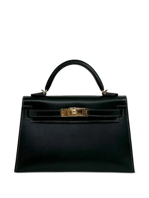 Hermès Pre-Owned 2026 Kelly Sellier 20 handbag Green MINIKELLYSELLIER20