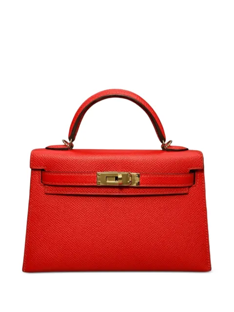 Hermès Pre-Owned 2018 Mini Kelly Sellier 20 handbag Red MINIKELLYSELLIER20