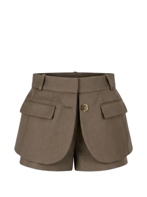 Monse wool shorts Brown MS260730MWS
