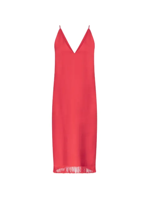 FFORME Bella fringed midi dress Red FF00509VI2523