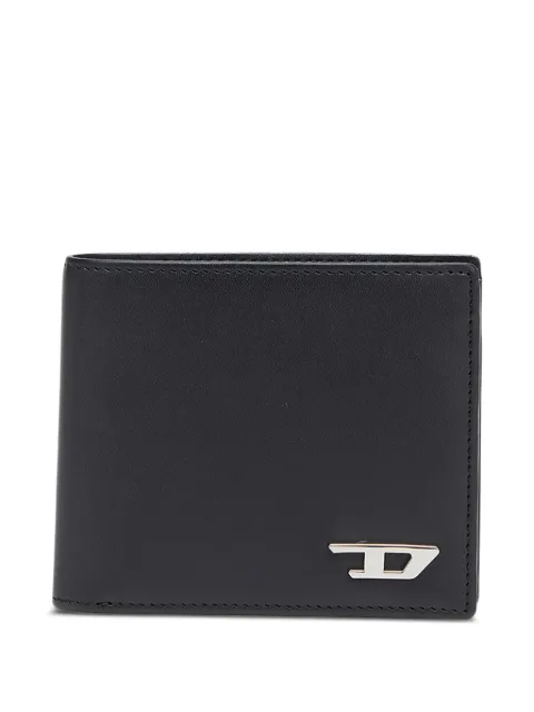 Diesel logo-plaque bi-fold wallet Black X08844P9181T8013