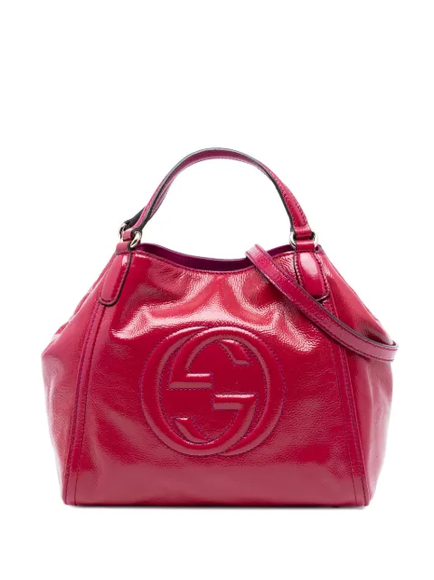 Gucci Pre-Owned 2016-2026 Small Patent Soho satchel Pink E0GVIWFUZKTKGOMR