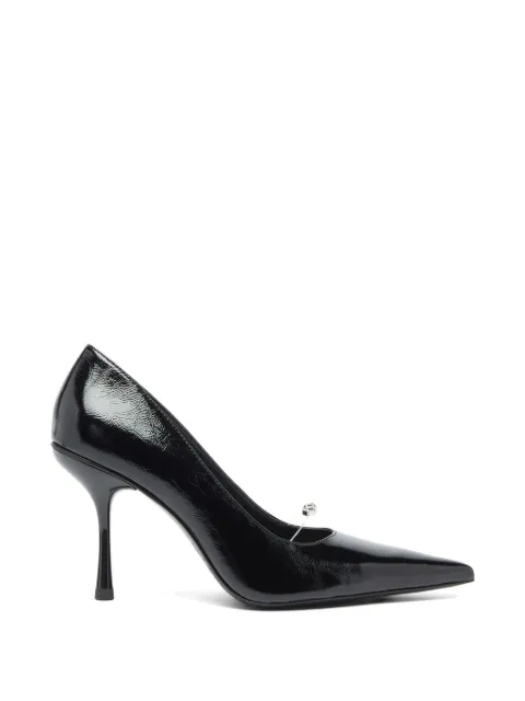Diesel D-Jewels leather pumps Black Y03951P1966