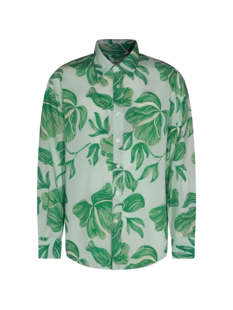 Altea floral-print shirt Green 2654075