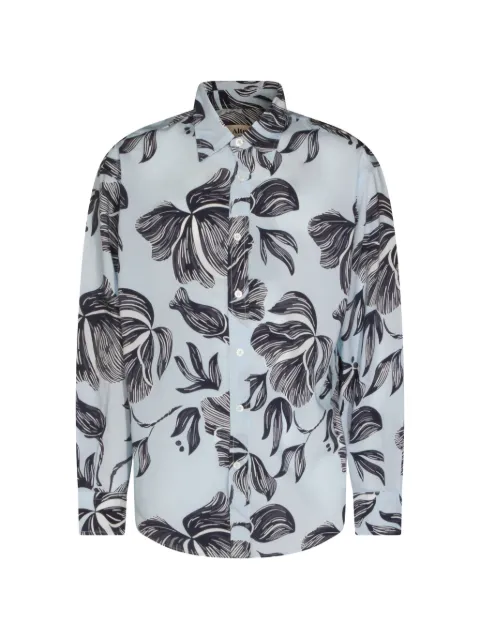Altea floral-print shirt Blue 2654075