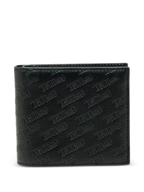 Diesel embossed logo bi-fold wallet Black X10844P9173