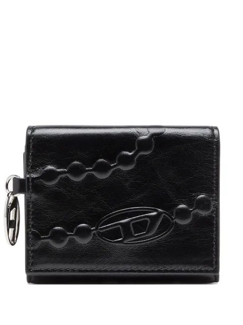 Diesel Oval D embossed wallet Black X10833P1003