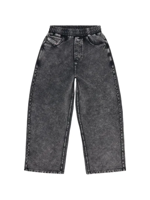 Diesel sweatpants with denim effect Grey A240690EFBJ