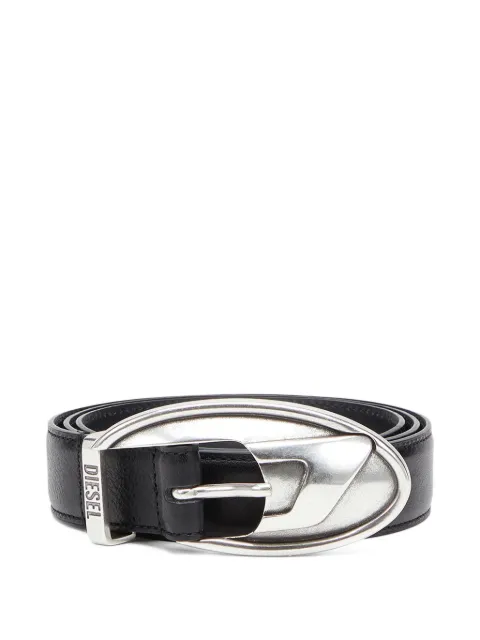 Diesel Oval D buckle belt Black X10870P8793