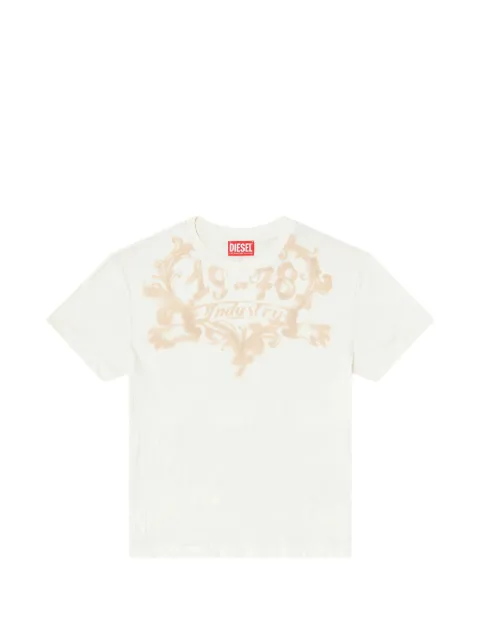 Diesel graphic-print cotton T-shirt White A240840LJCN