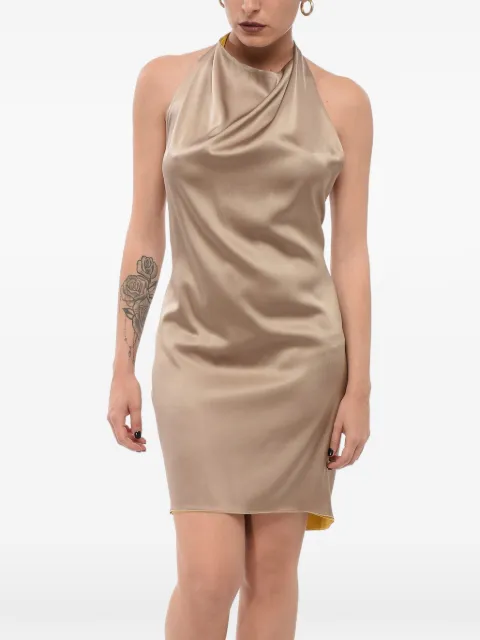 Stephan Janson halter-neck mini dress Neutrals 85918Z10517761