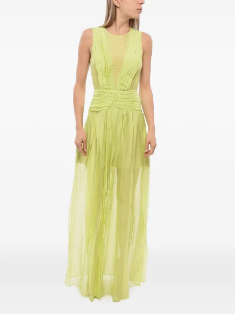 John Richmond sleeveless maxi dress Yellow RWP24025VE