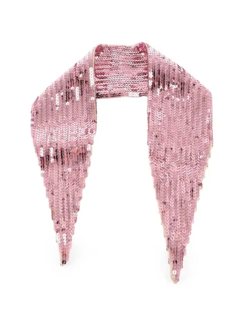 DSQUARED2 sequin-embellished scarf Pink SCM000937001255