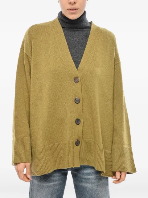 Malo button-up cardigan Green DXG142F1B94E3403
