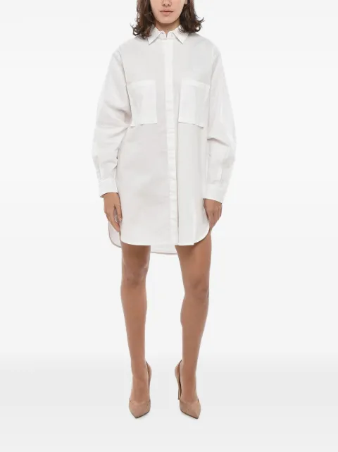 Diesel poplin double-pocket dress White A1283309J83