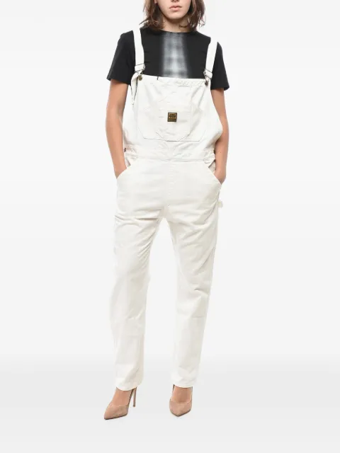 Washington Dee Cee logo-patch jumpsuit White WDC420018