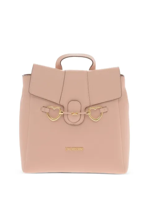 Moschino heart-shaped buckle backpack Pink JC4132PP1GLI1609
