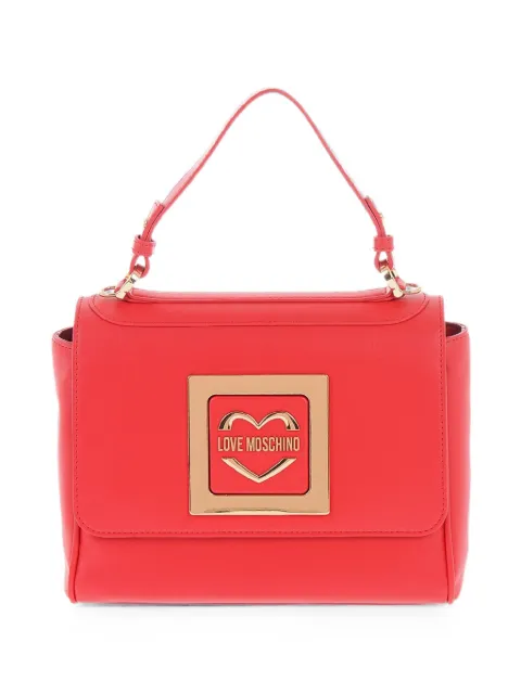 Moschino logo-plaque shoulder bag Red JC4302PP0GKV0