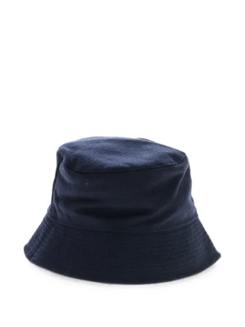 Woolrich logo-embroidered bucket hat Blue CFWRAC0045FRUT2713