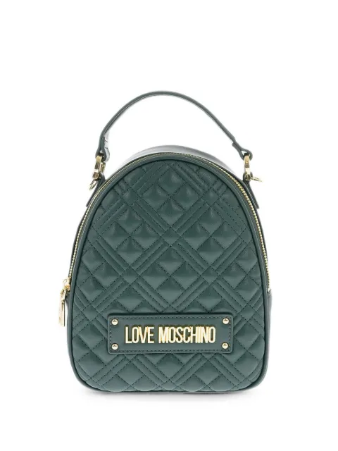 Moschino quilted-pattern tote bag Green JC4021PP1FLA0858
