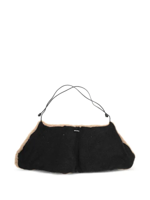 DSQUARED2 faux-fur drawstring scarf Neutrals COW000243205864