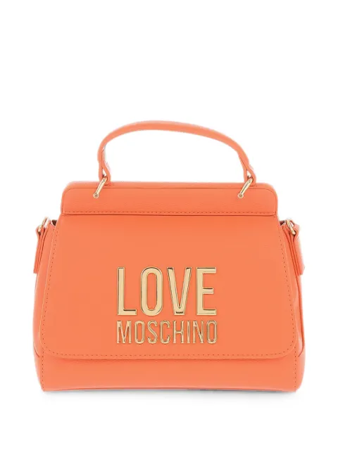 Moschino logo-plaque tote bag Orange JC4102PP1
