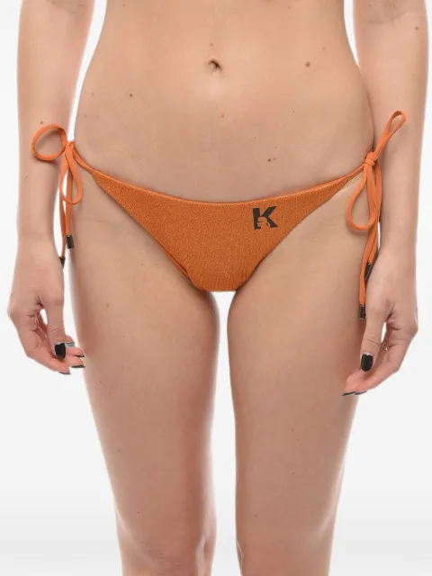Karl Lagerfeld side-tie bikini bottoms Orange KL22WBT27ORANGE