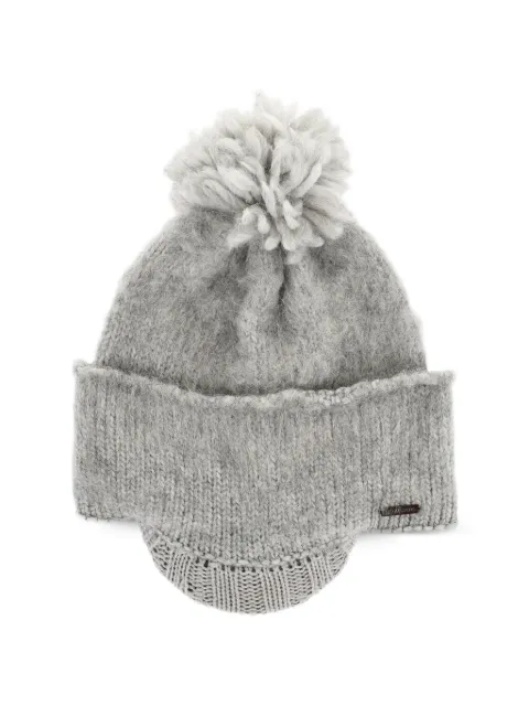 DSQUARED2 pom-pom beanie hat Grey KNW005901A05745
