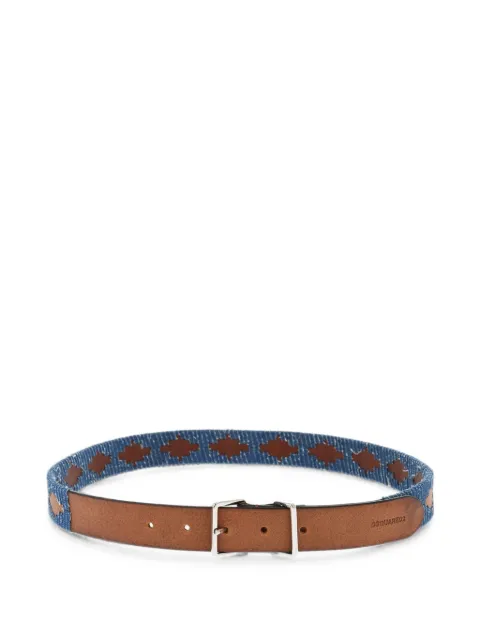 DSQUARED2 leather belt Blue BEW031912905478