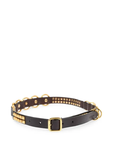 DSQUARED2 stud-embellished leather belt Brown BEW040312900001