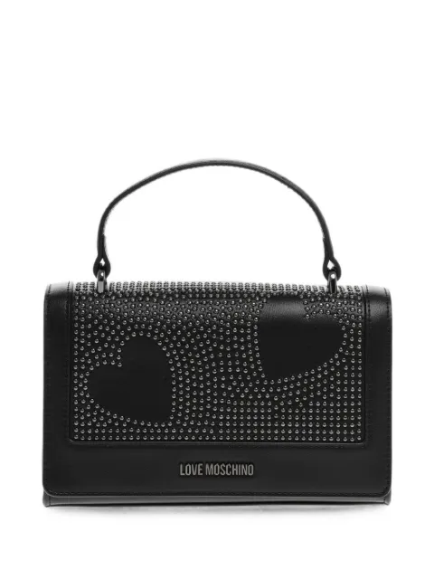 Moschino Love stud-embellished shoulder bag Black JC4232PP0HKW100A