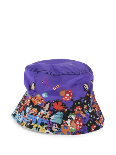 DSQUARED2 graphic-print bucket hat Purple HAW003211706807