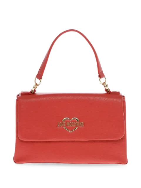 Love Moschino logo-plaque shoulder bag Red JC4083PP1HLD
