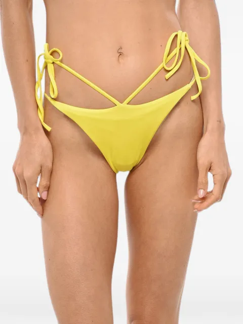 DSQUARED2 lace-up bikini briefs Yellow D6B333570ISA01